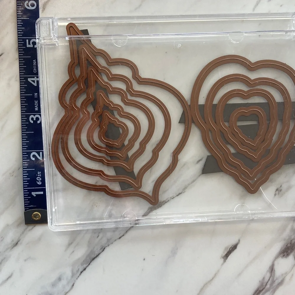 Large Flower Petal/Leaf Shape Dies 9pc